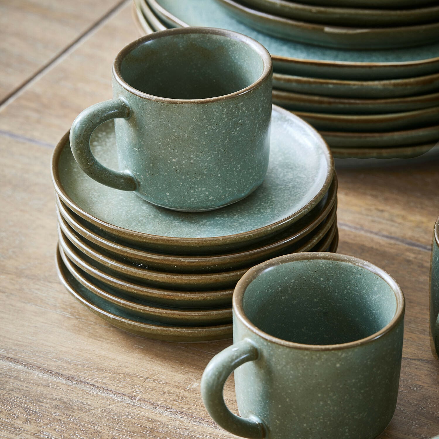 Set di 6 tazze con piattino Biarré