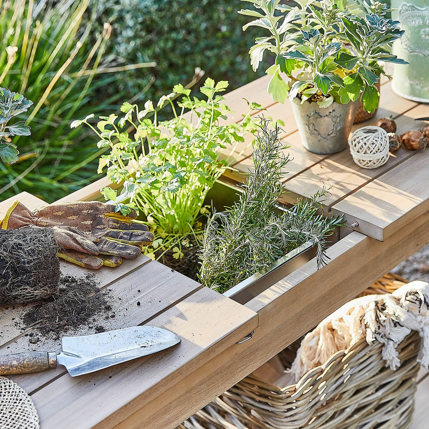 Tavolo per giardinaggio FSC®-100% Venzone