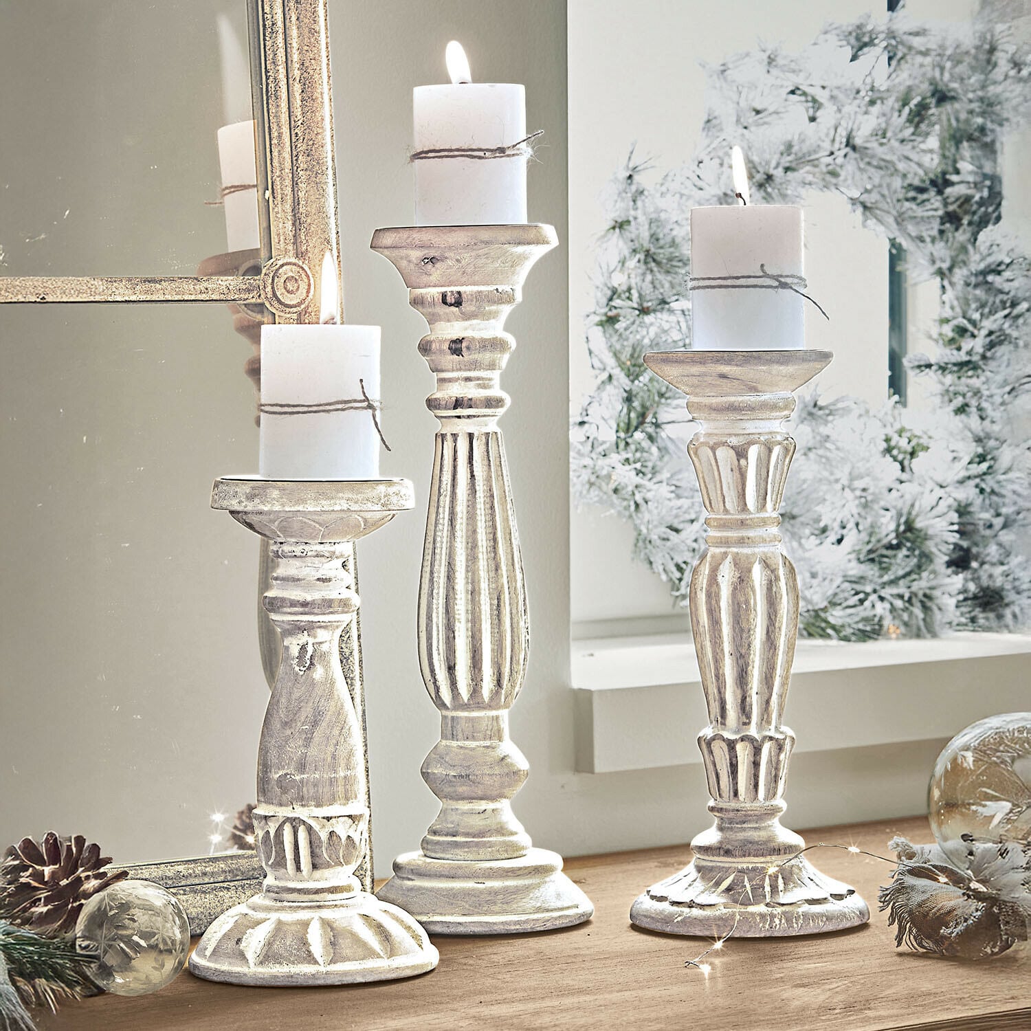 Set di 3 candelieri Folligny