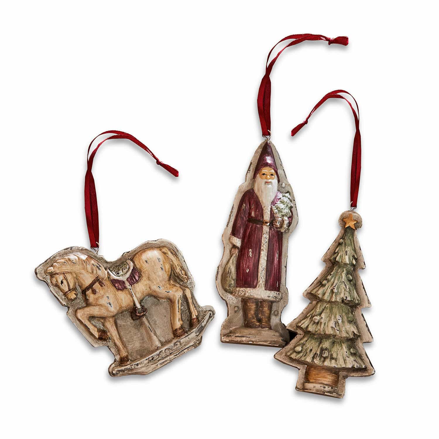 Set di 3 decorazioni da appendere Sartenja