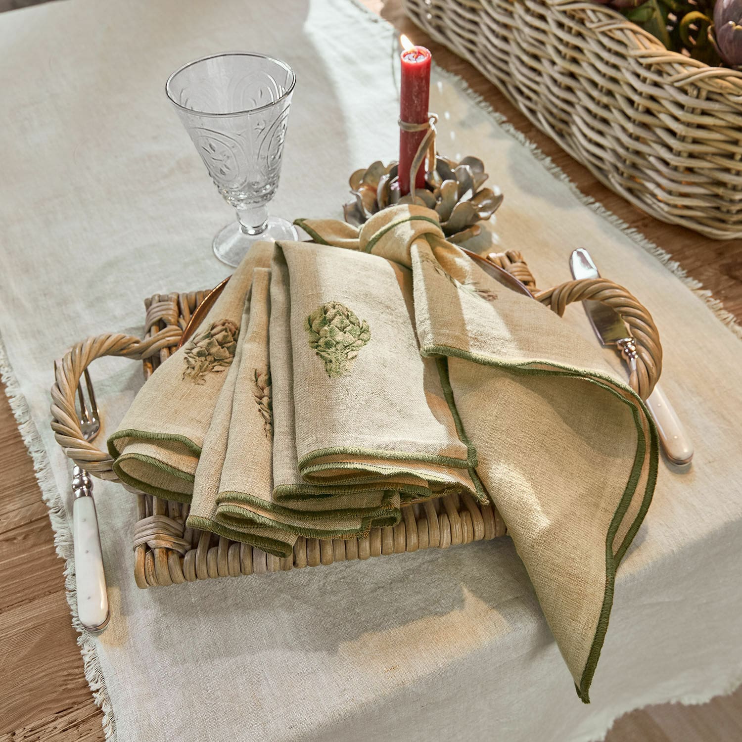 Set di 4 tovaglioli Myka