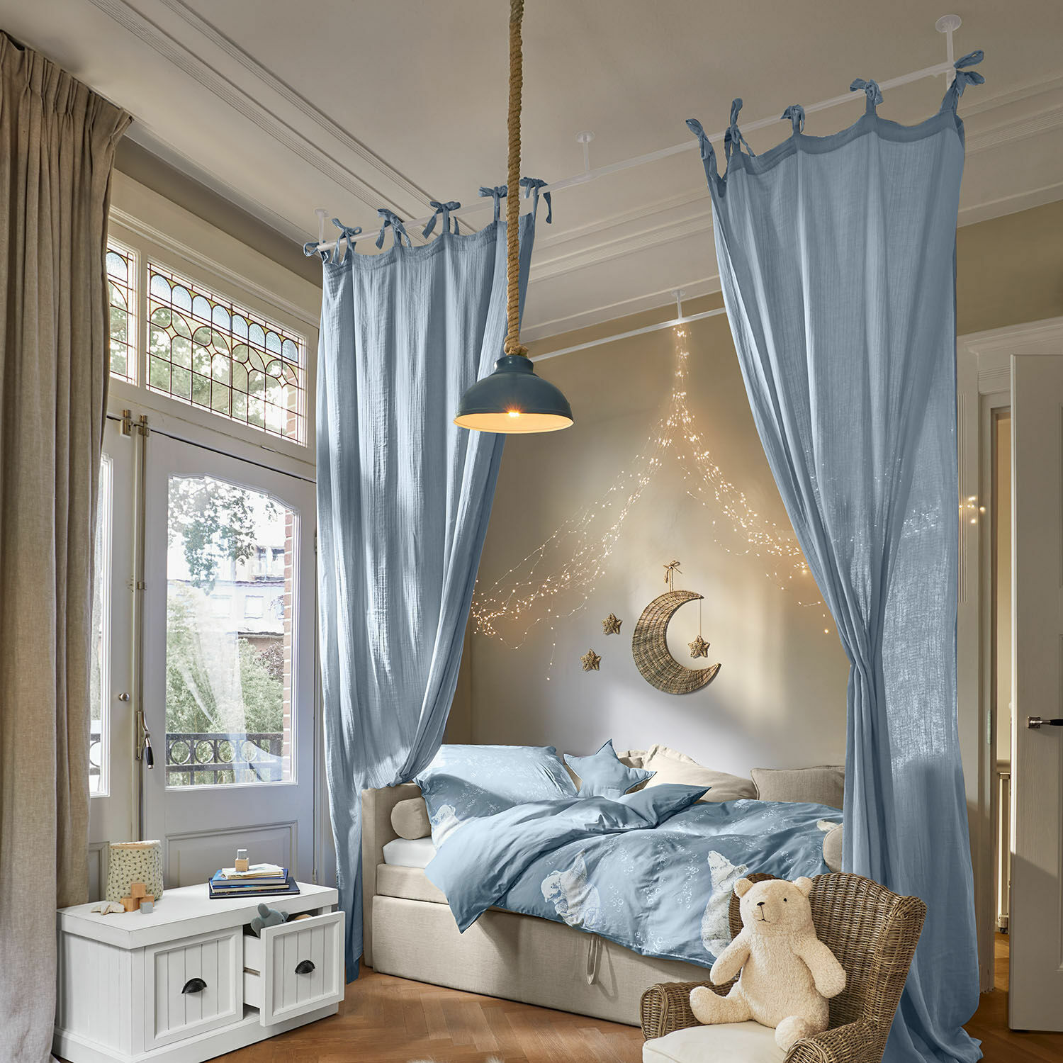 Baldacchino per letto Giroux