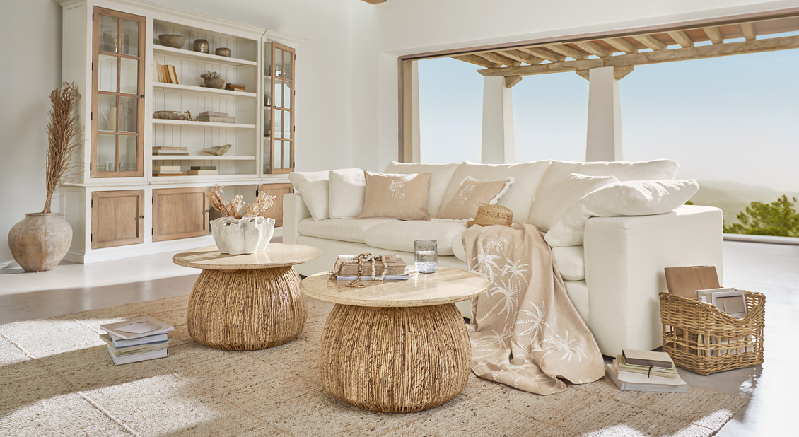 Luce estiva in soggiorno