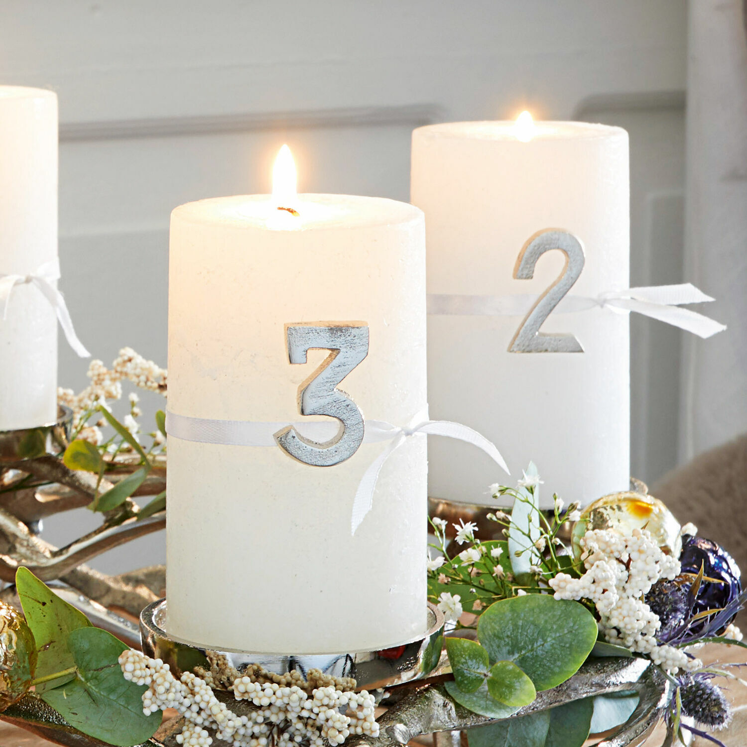 Set di 4 candele Braga