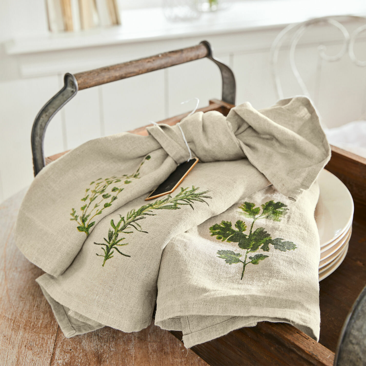 Set di 3 canovacci Herbal Gardens