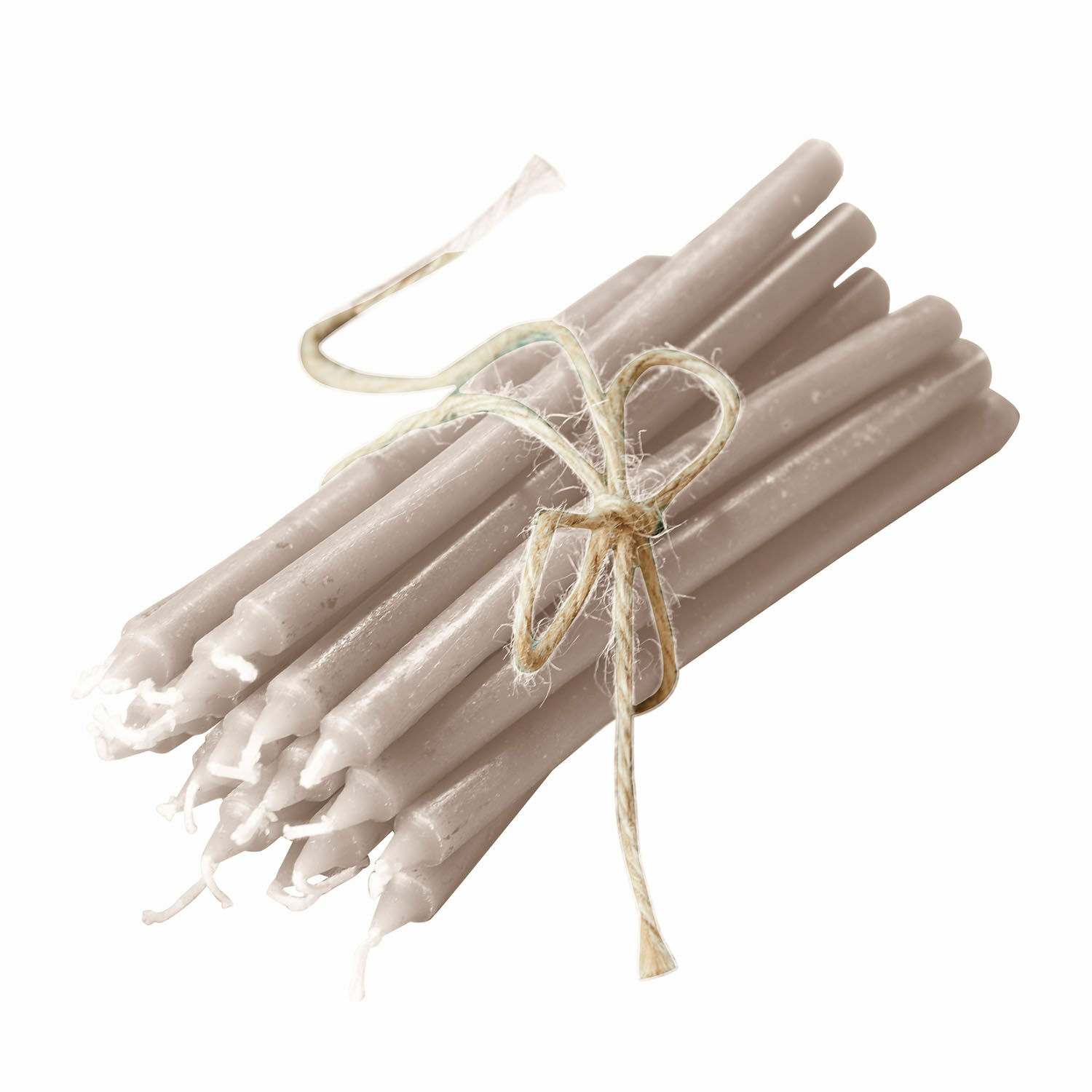 Set da 20 candele crema Lysarion in cera, elemento decorativo e funzionale per la casa