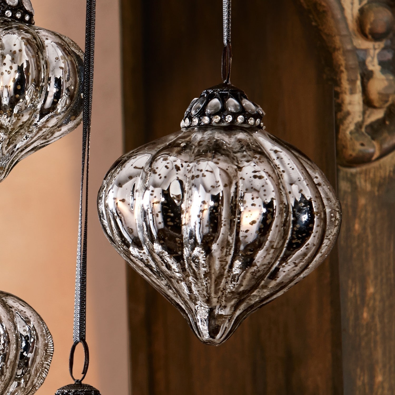 Set di 6 decorazioni natalizie Lauranne
