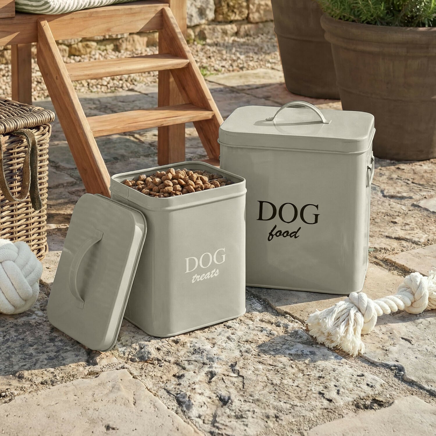 Set di 2 pezzi in latta Hollowridge