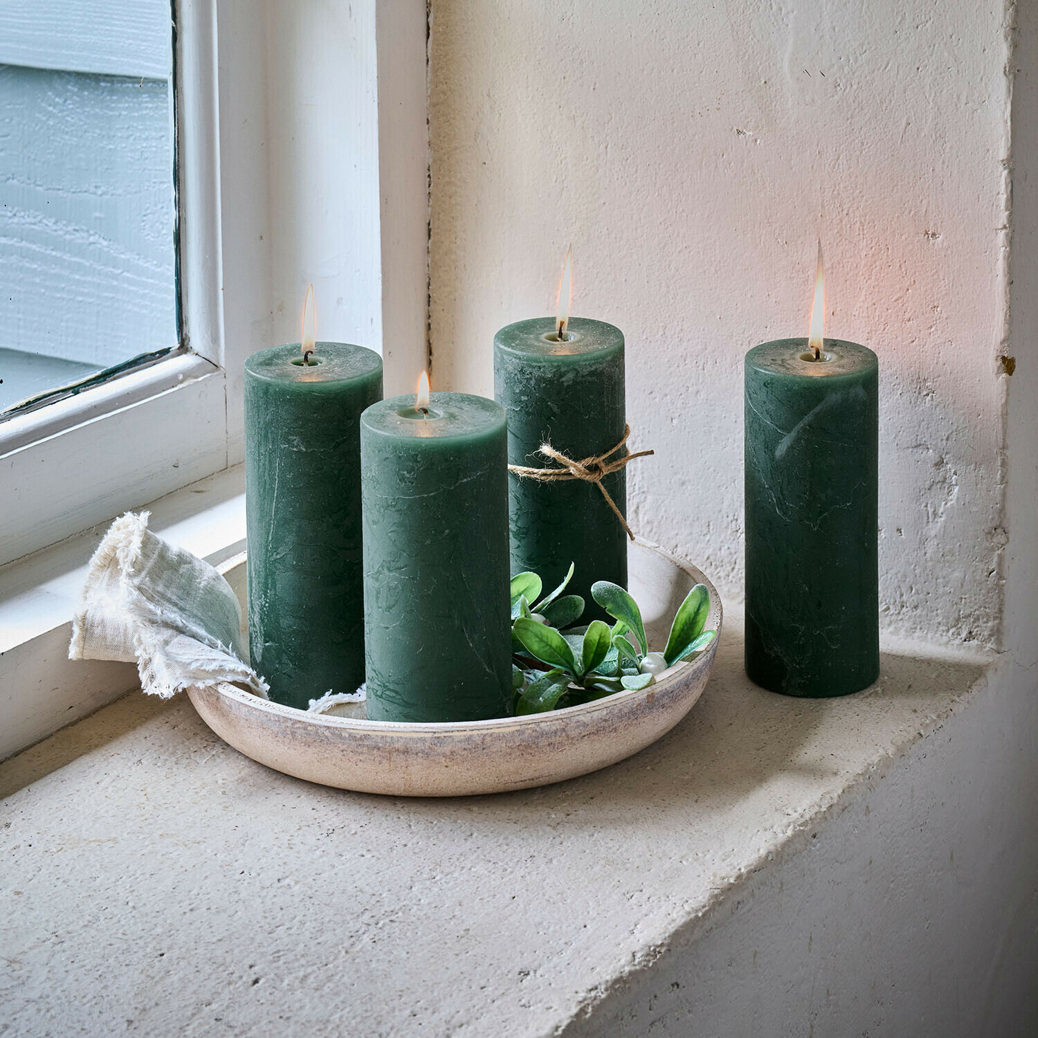 Set di 4 candele Homel
