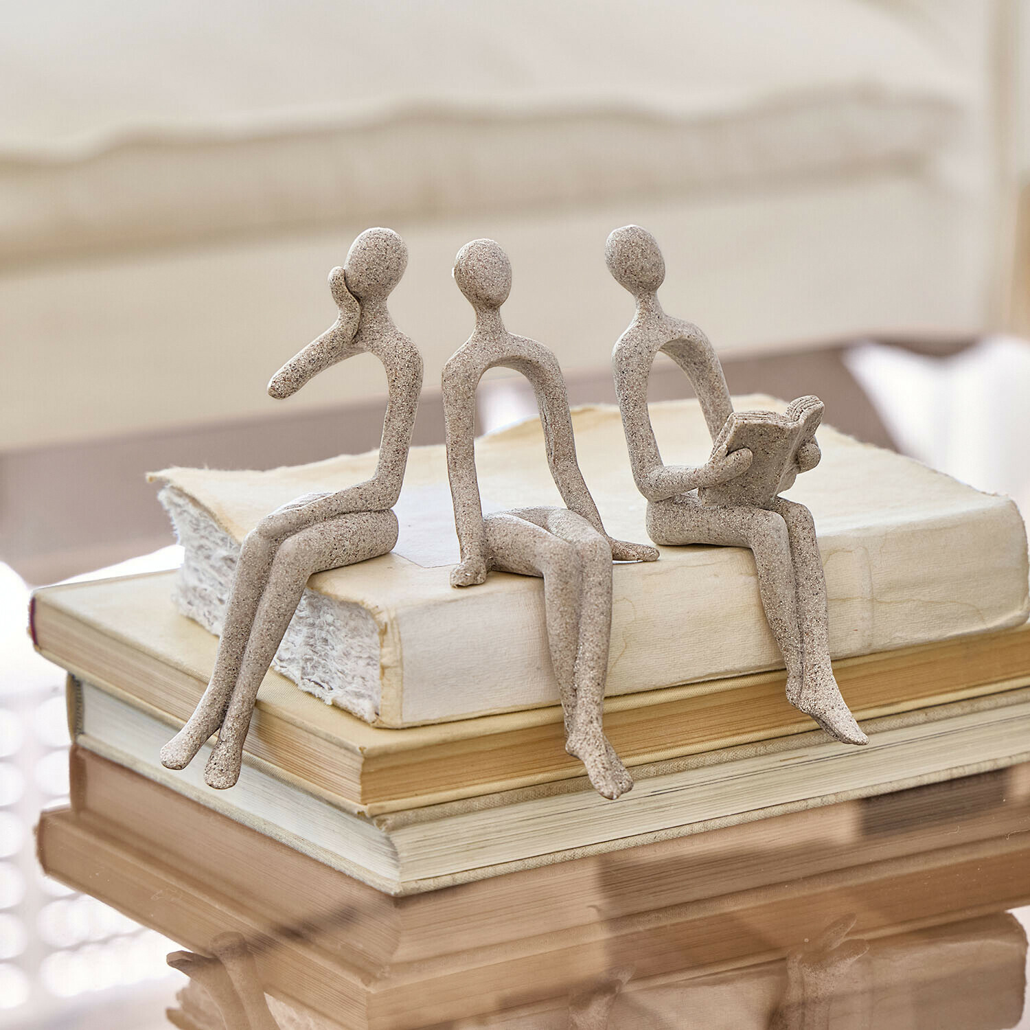 Set di 3 statuine Beléve