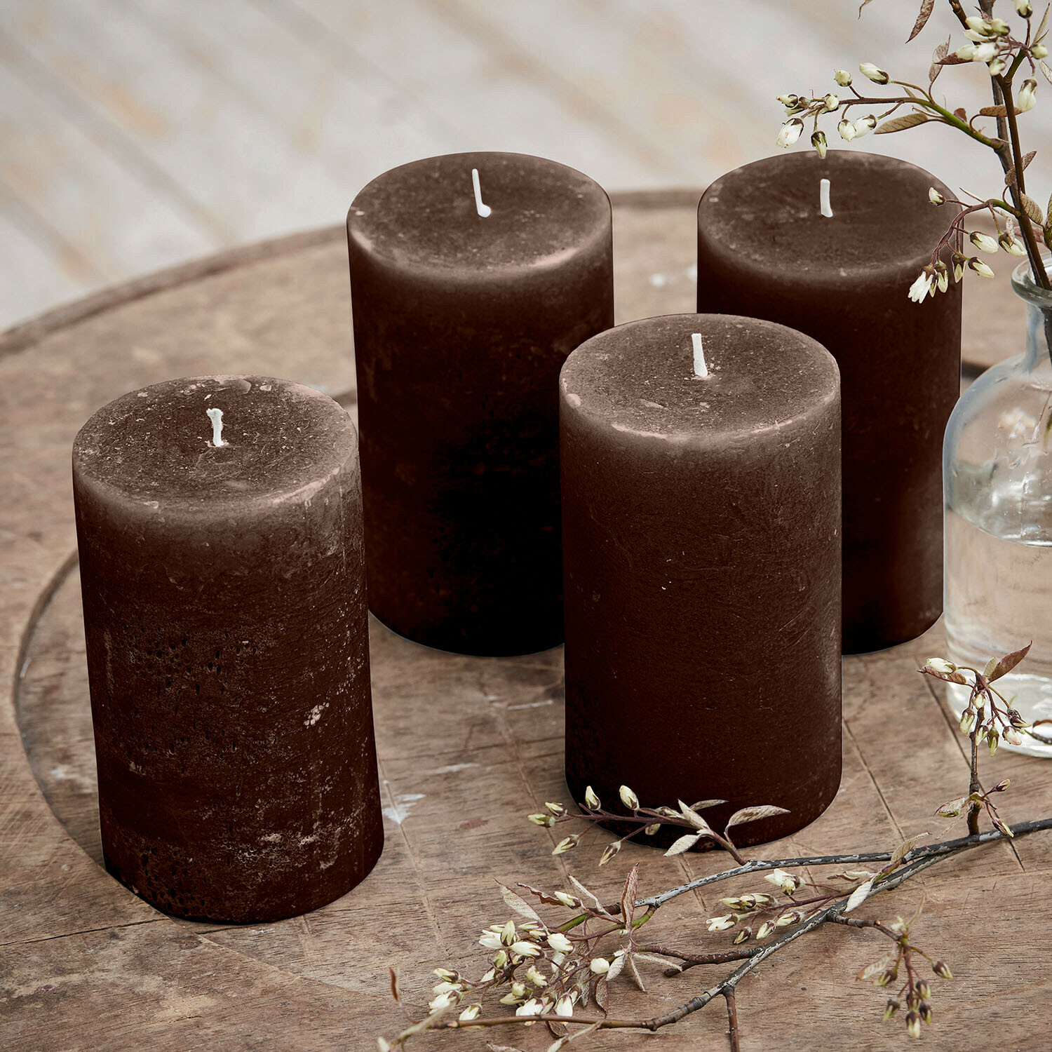 Set di 4 candele Braga