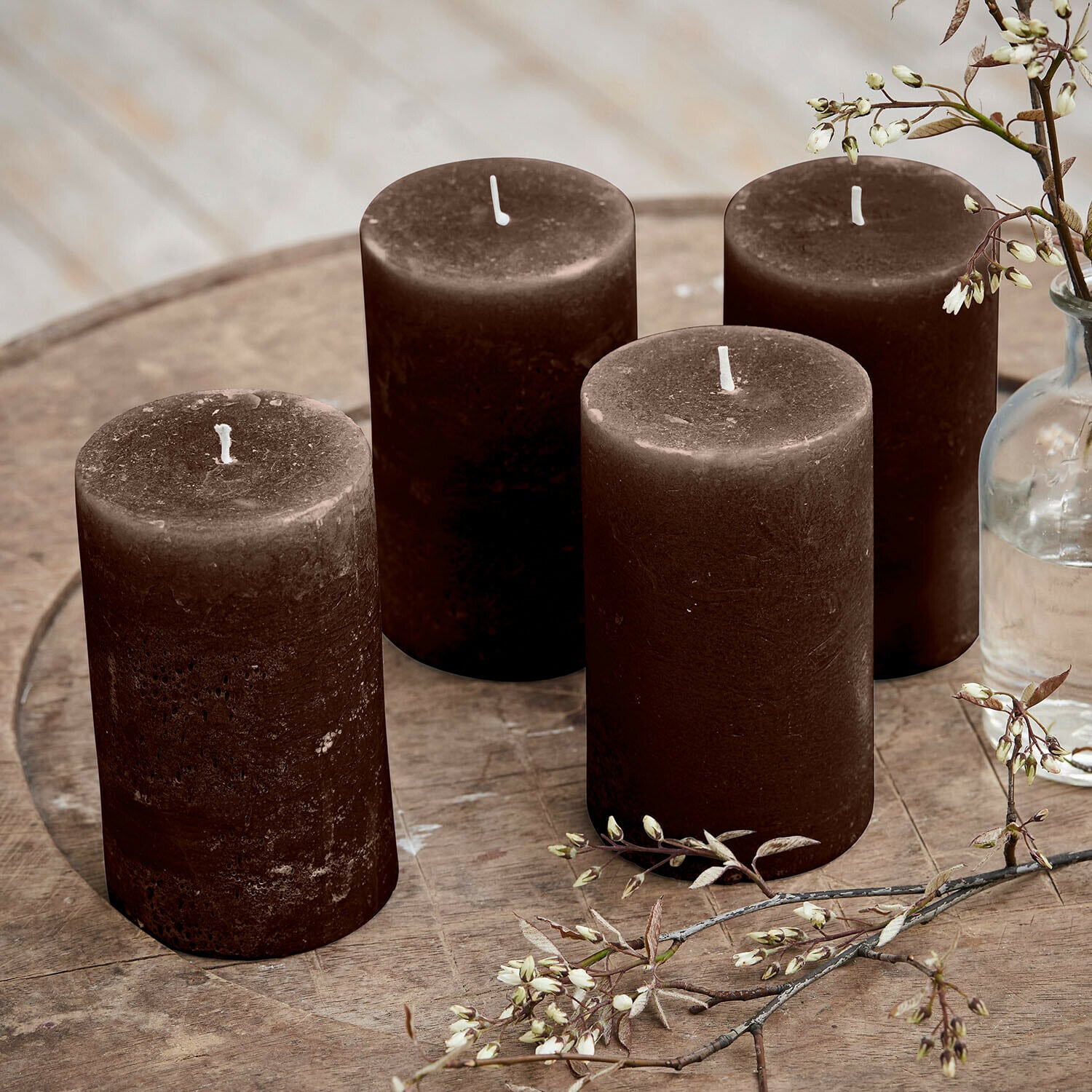 Set di 4 candele Braga