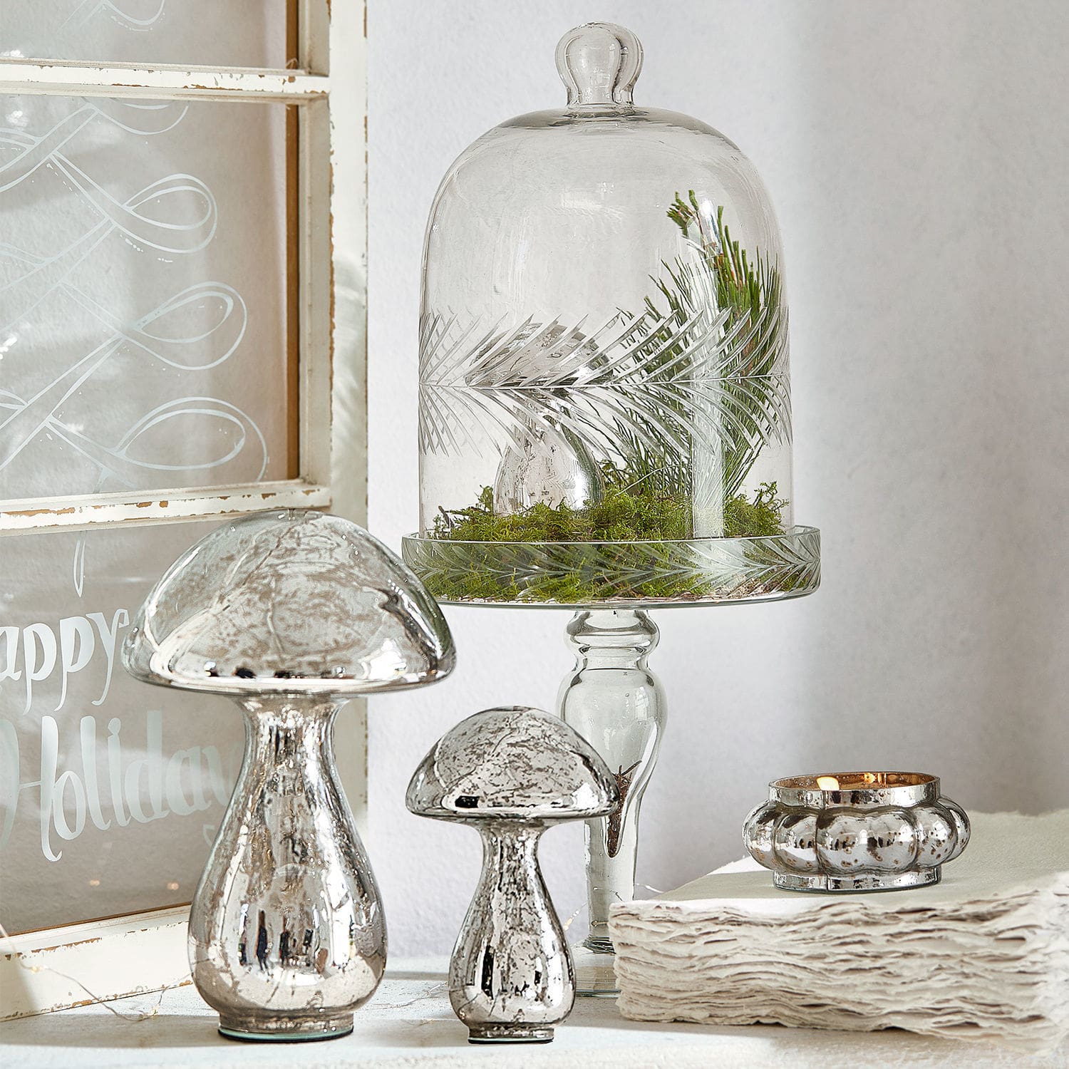 Set di 3 funghi decorativi Périgord