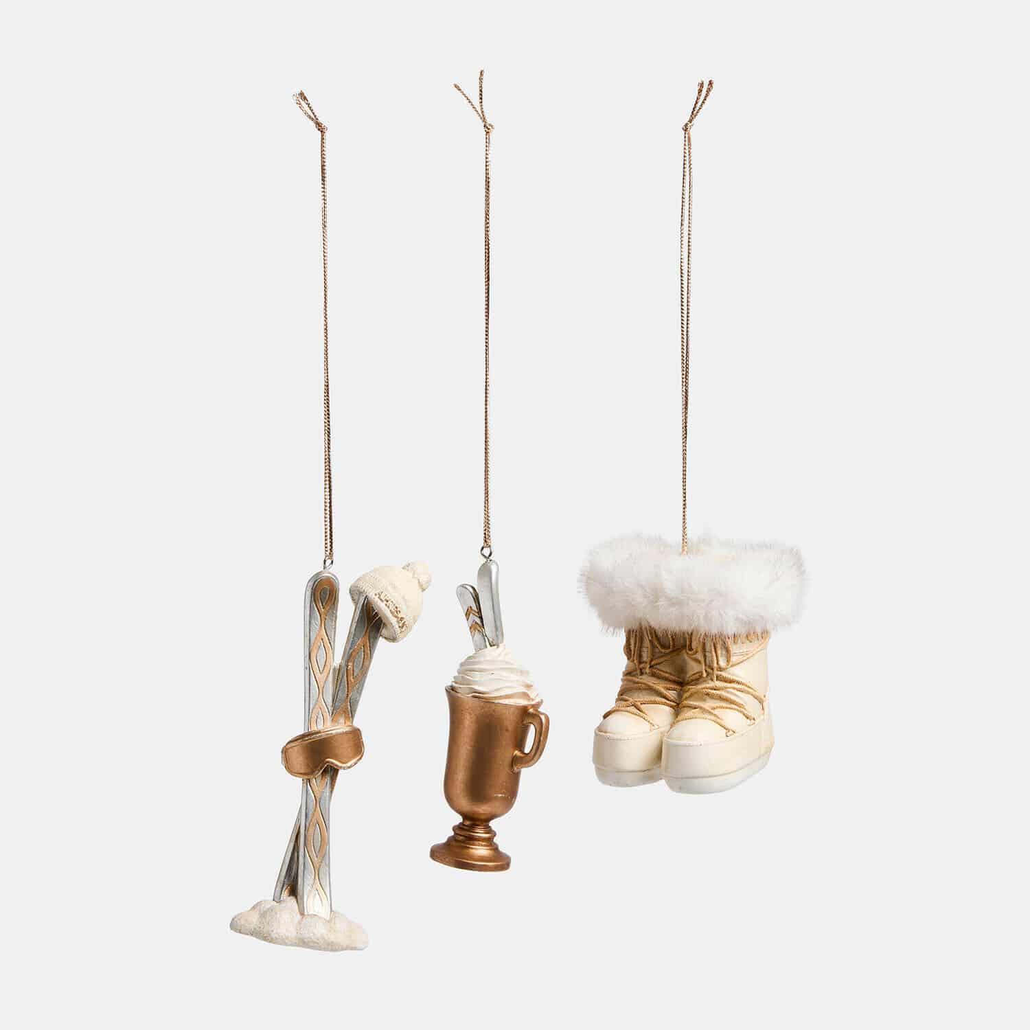 Set di 3 decorazioni da appendere Abilen