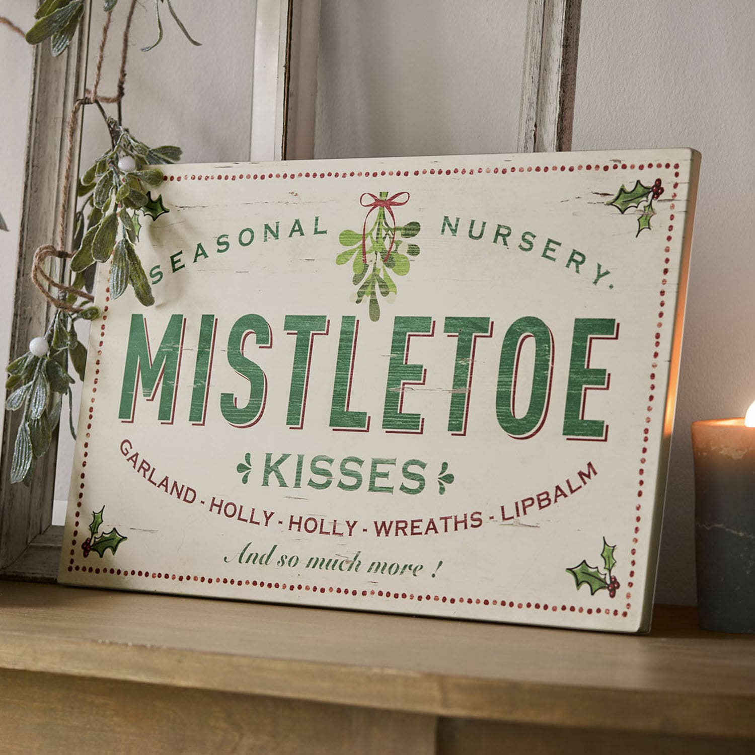 Targa decorativa Mistletoe