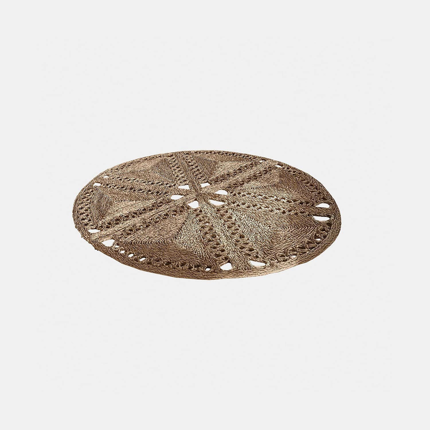 Tappeto Penwicks Tappeto rotondo in fibra naturale intrecciata beige, decorativo e resistente