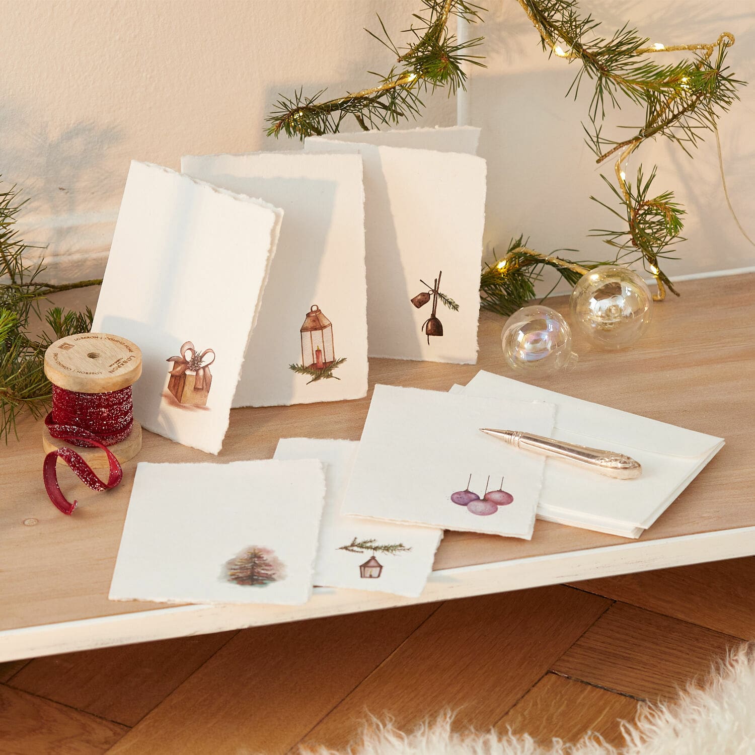 Set di 6 biglietti di auguri Aeloria