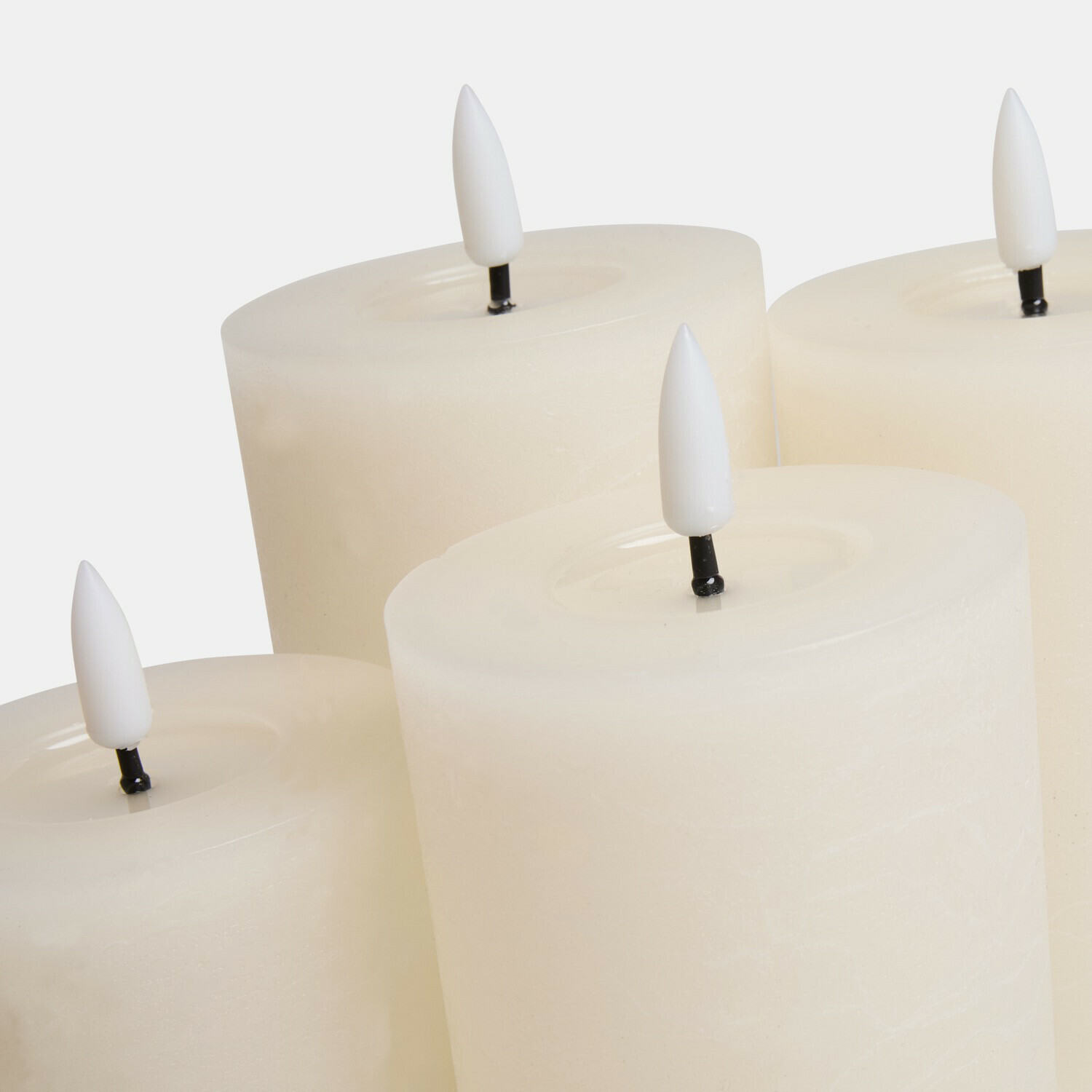 Set di 4 candele cilindriche a LED Ljusvik