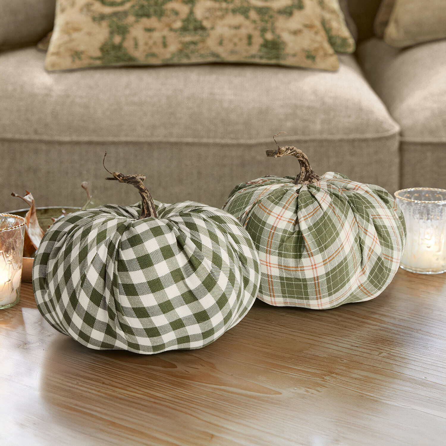 Coppia di zucche decorative Effyl