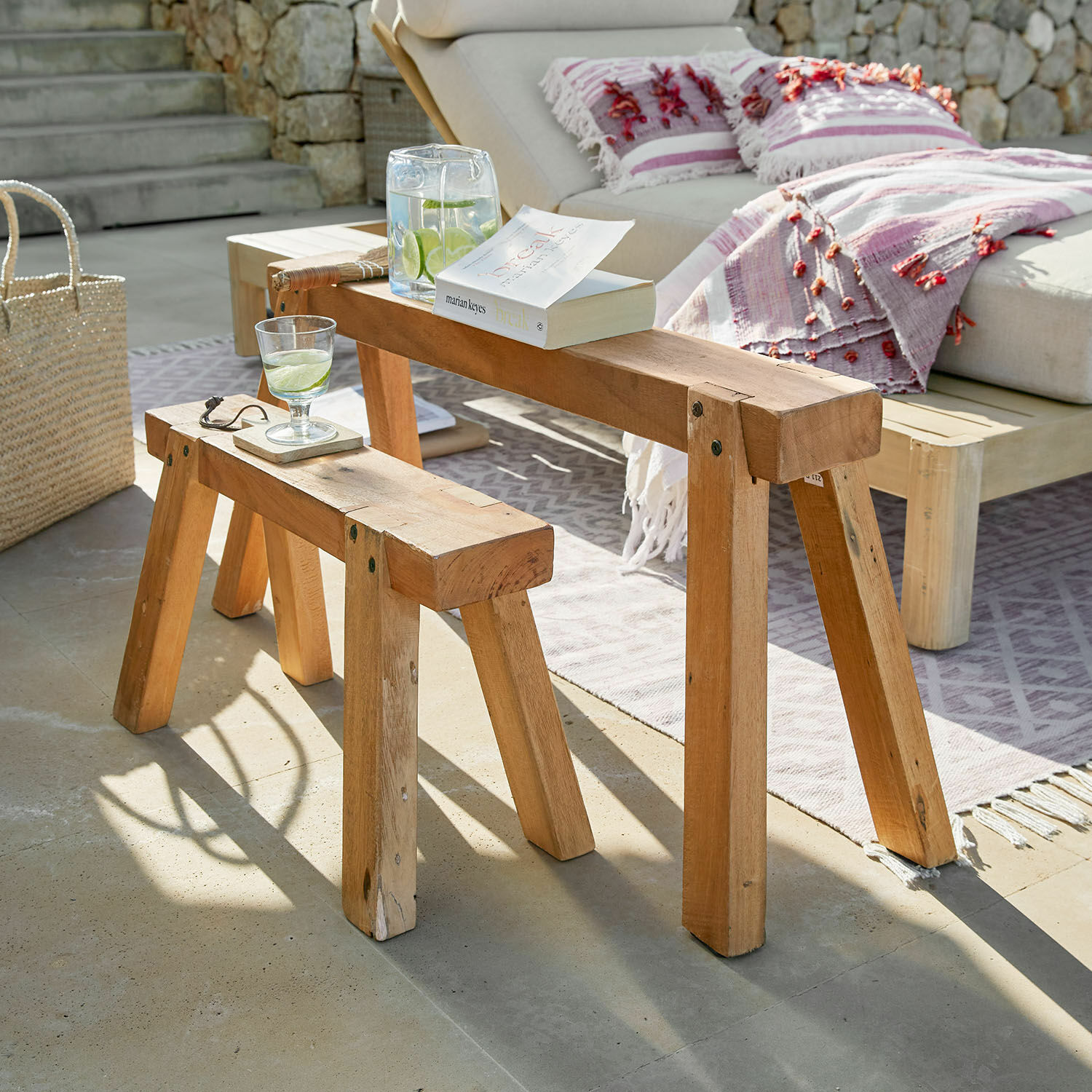 Coppia di panche Gravinard