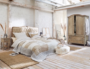 Camera da letto da sogno in stile boho