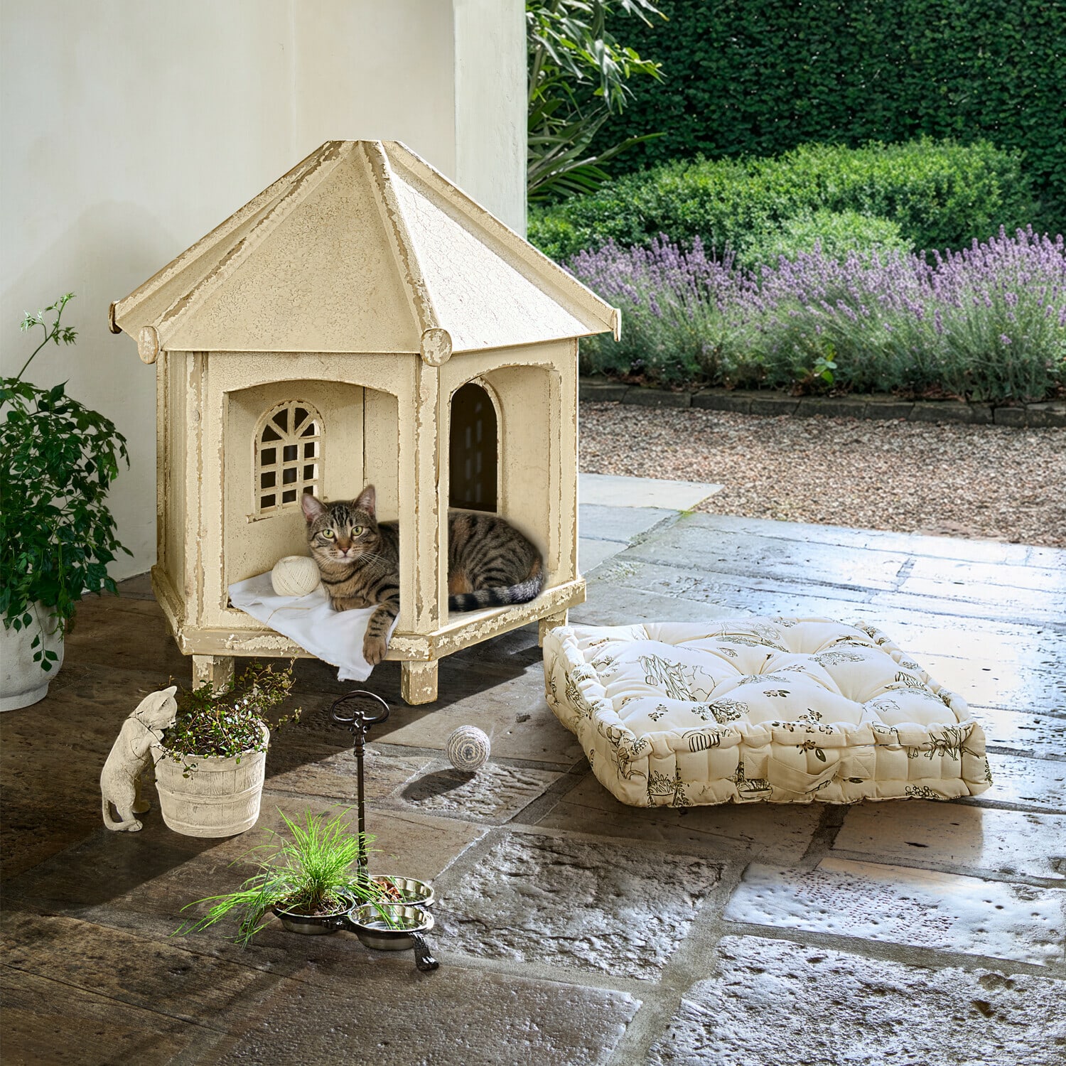 Casetta per gatti da giardino Alvérine