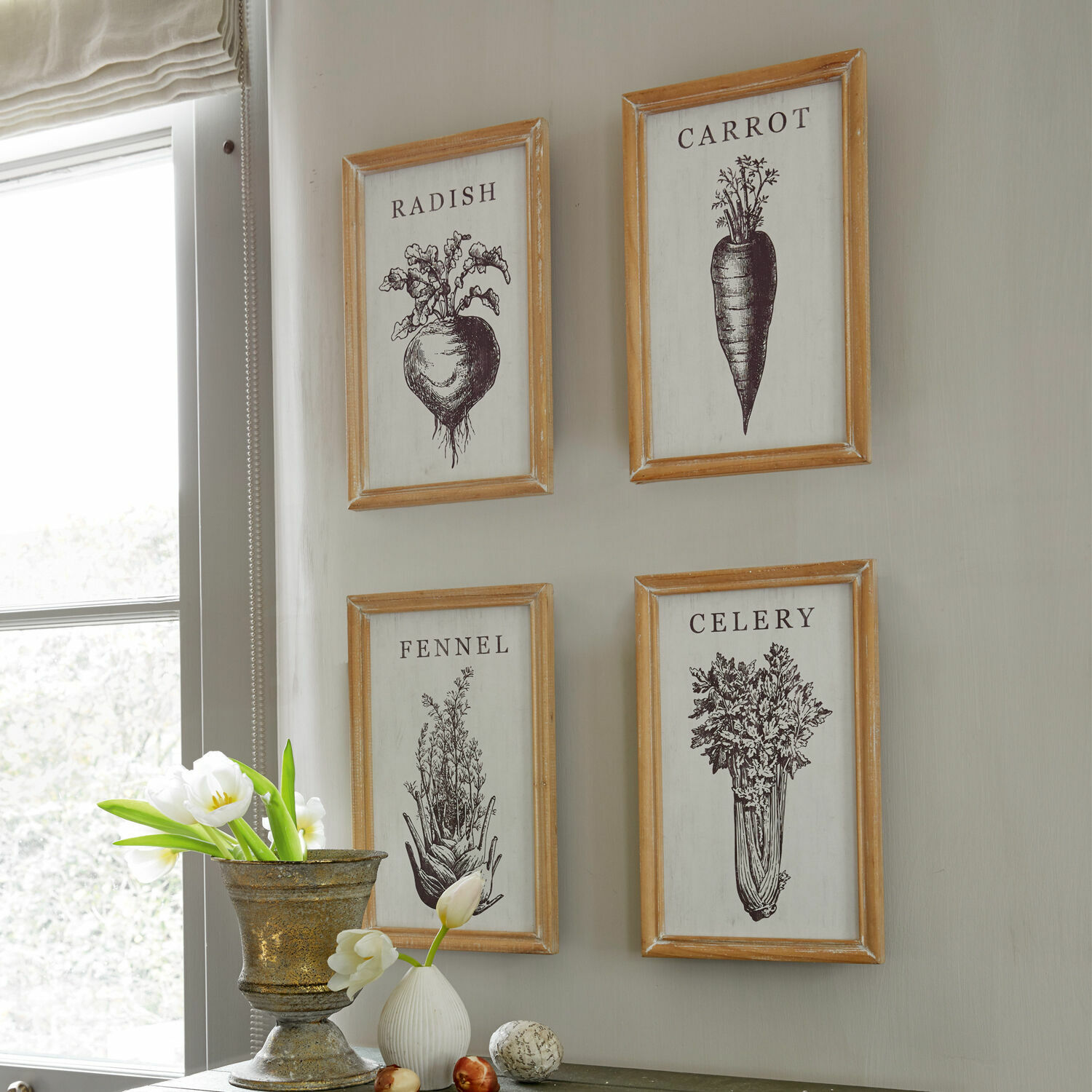 Set di 4 quadretti Frutillar