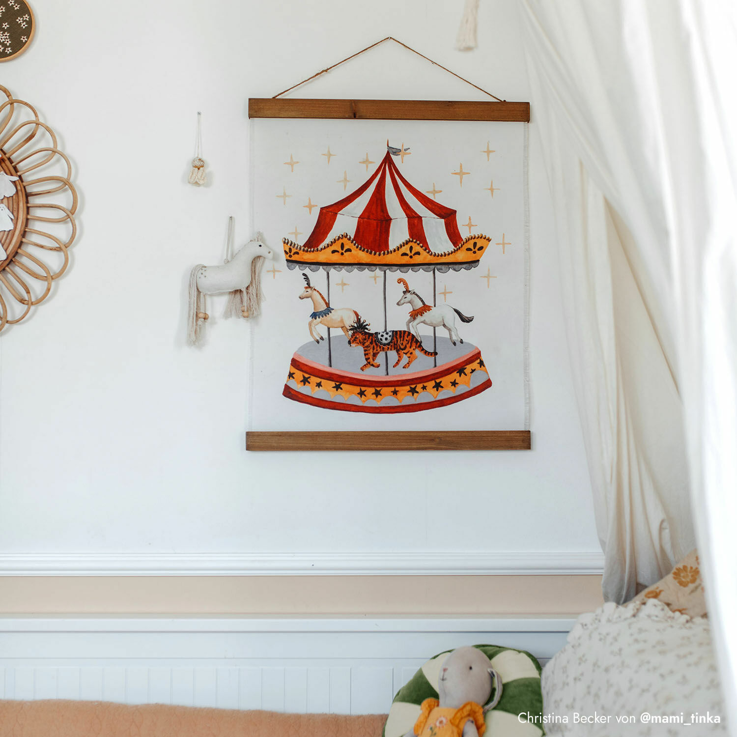 Quadro decorativo a LED Carnaval des Rêves