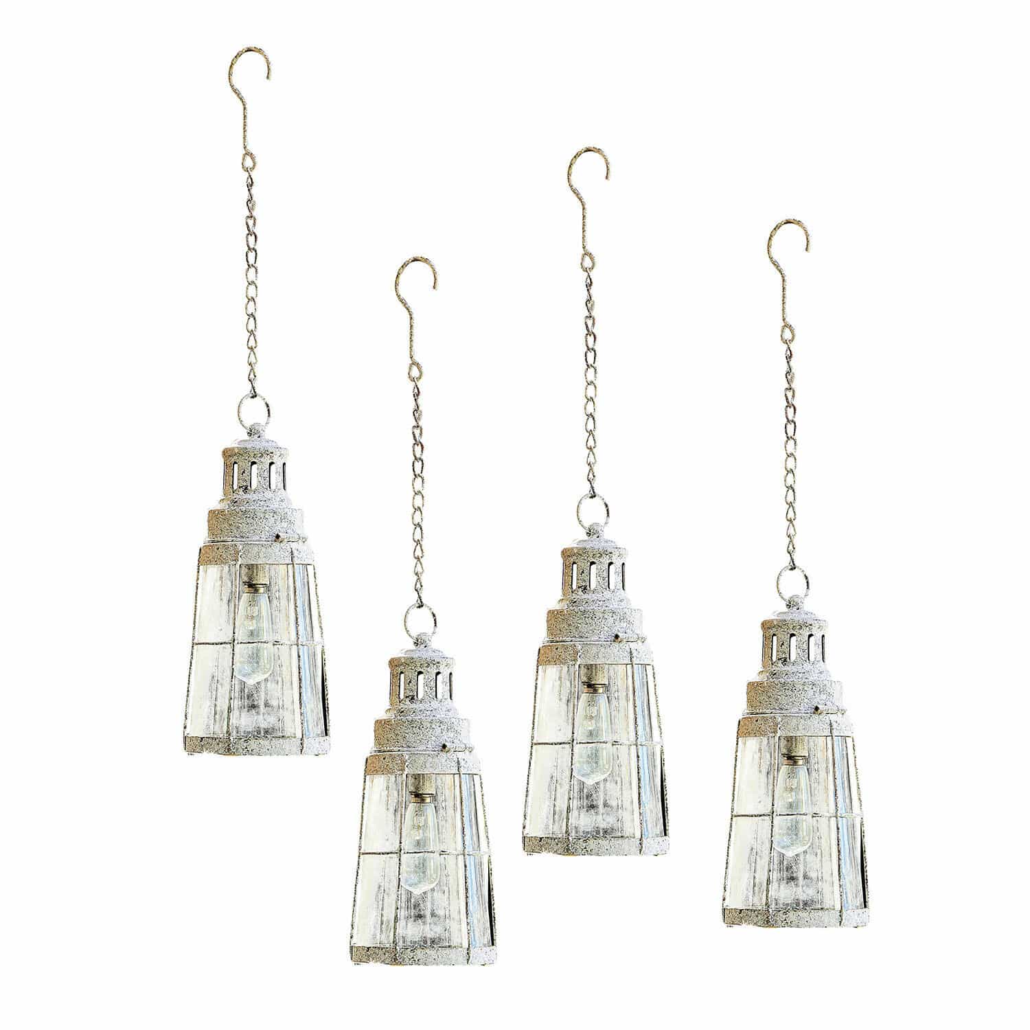Set di 4 lanterne a LED Ligrette