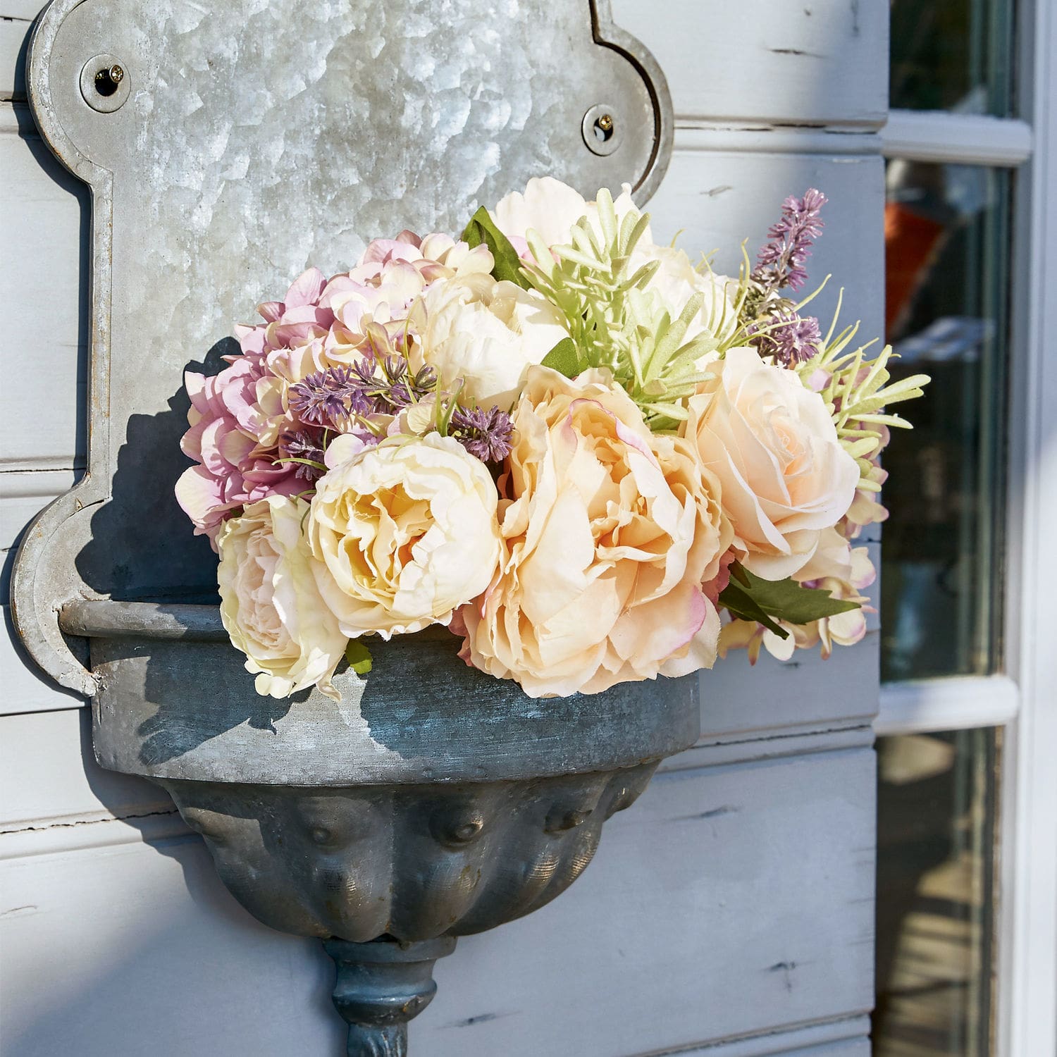 Coppia di fiori decorativi Alize