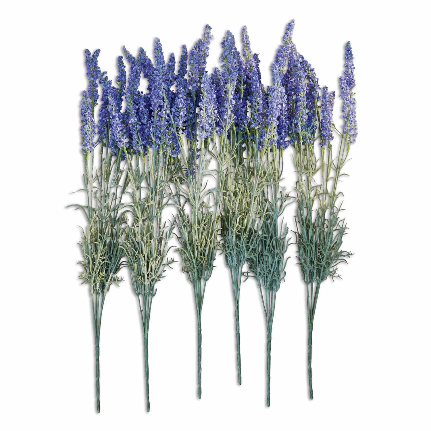Set di 6 fiori decorativi Lavender