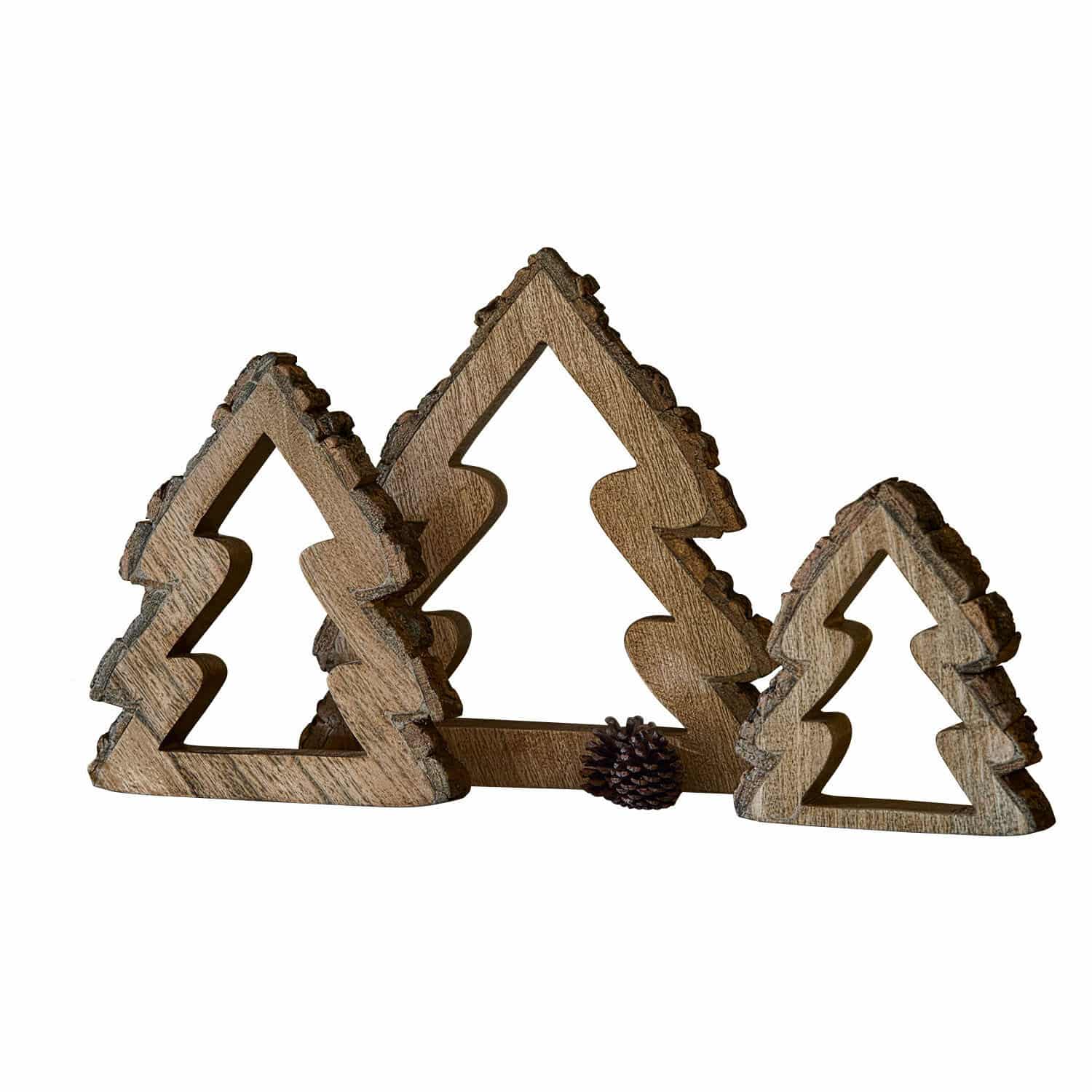 Set di 3 alberelli decorativi Raymond
