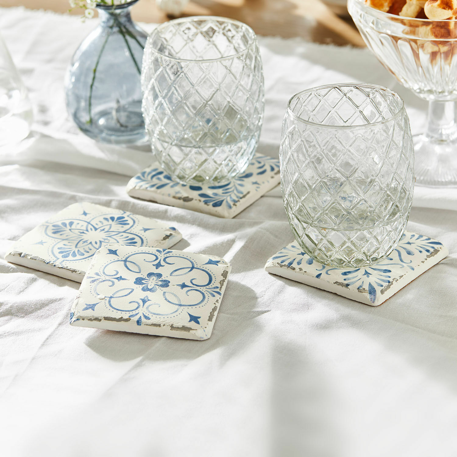 Set di 4 sottobicchieri Évry