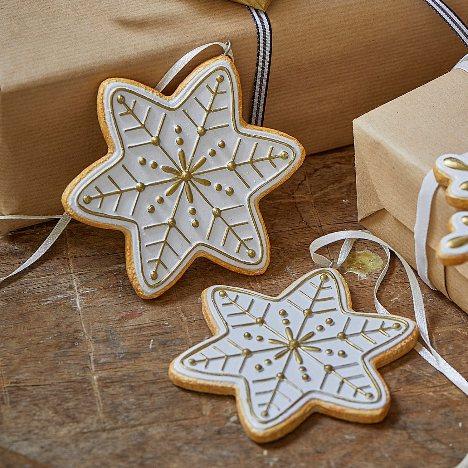 Set di 4 decorazioni natalizie Chimayo