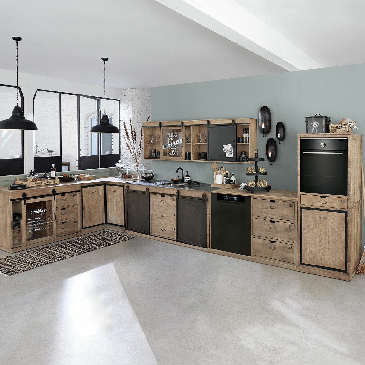 Mobile per forno da incasso Oakland