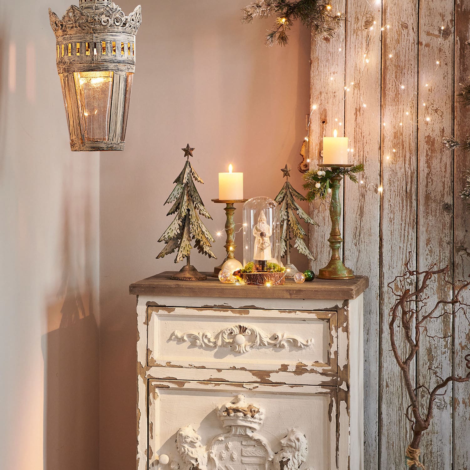 Coppia di alberelli decorativi Cour