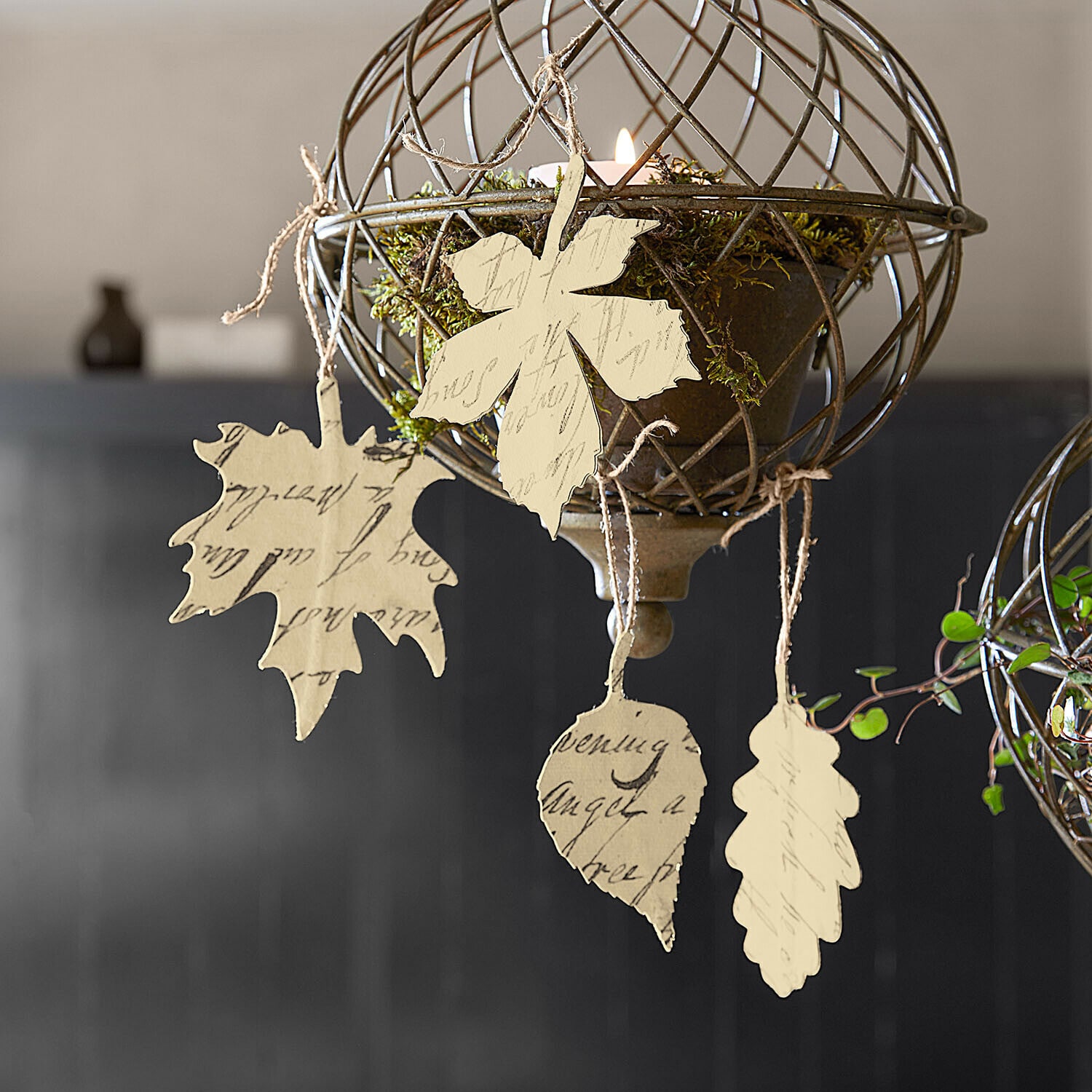 Set di 4 decorazioni da appendere Fleuriene