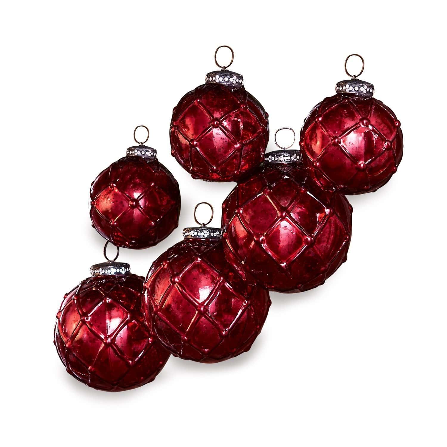 Set di 6 decorazioni natalizie Roubi
