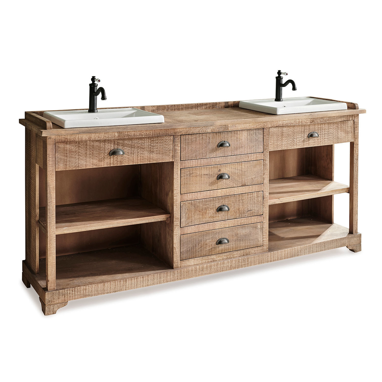 Mobile con doppio lavabo Farum