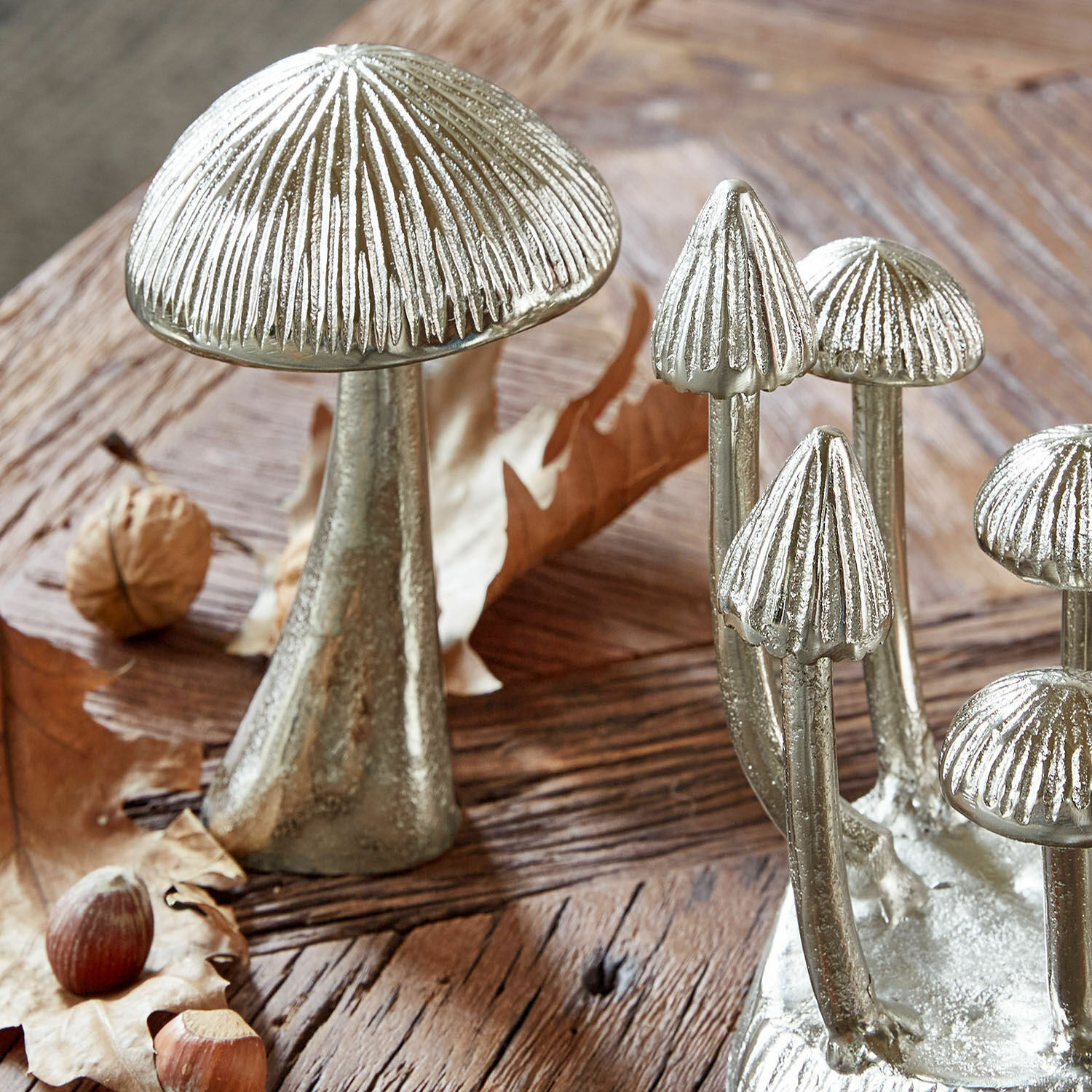 Coppia di funghi decorativi Abiloque