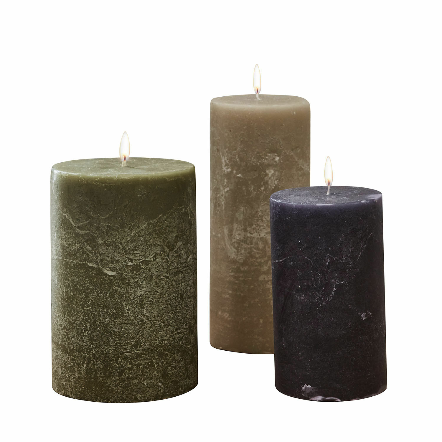Set di 3 candele Pretin