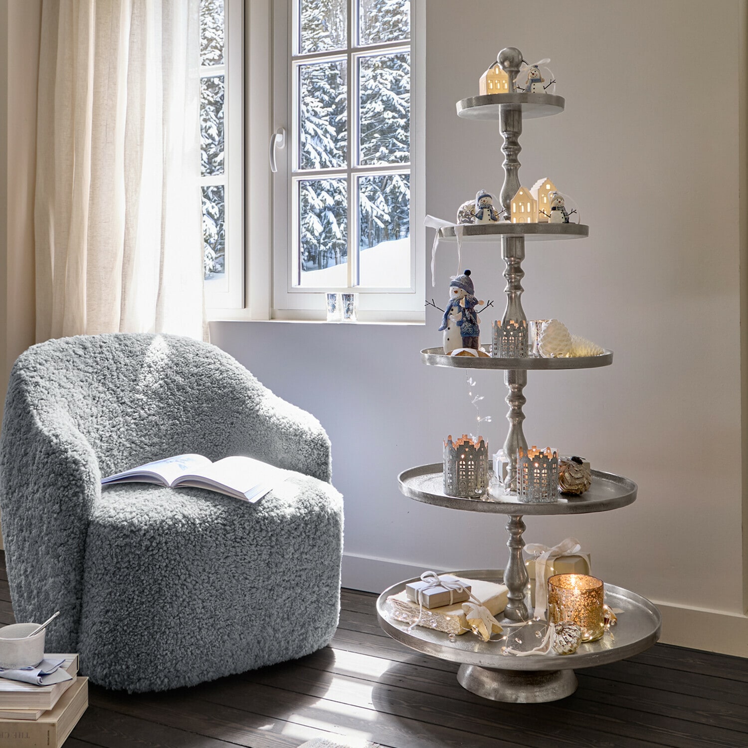 Set di 3 decorazioni da appendere Tedvik