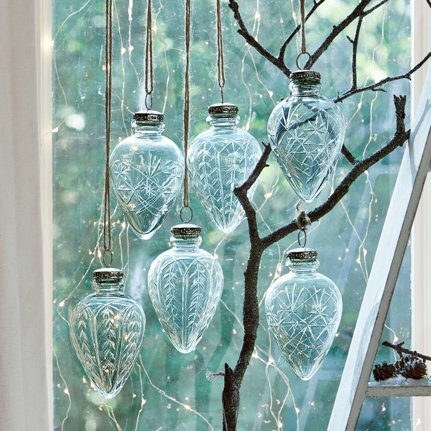 Set di 6 decorazioni natalizie Aulnay