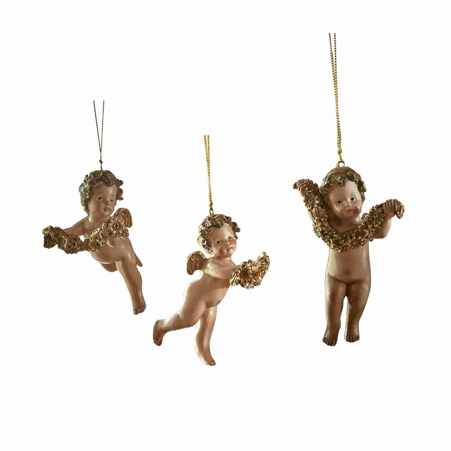 Set di 3 angioletti Calne