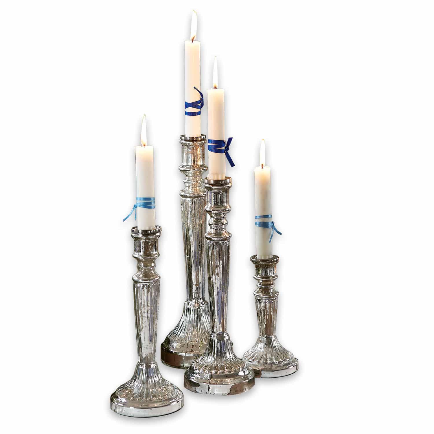 Set di 4 portacandele Selby
