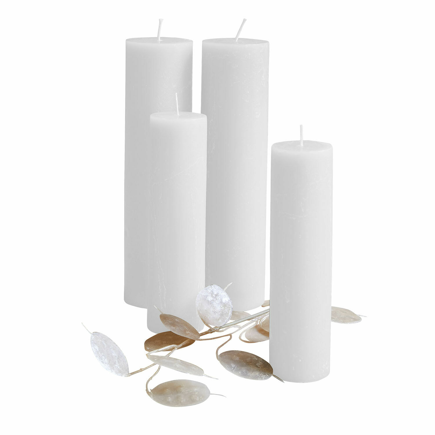 Set di 4 candele Avinal
