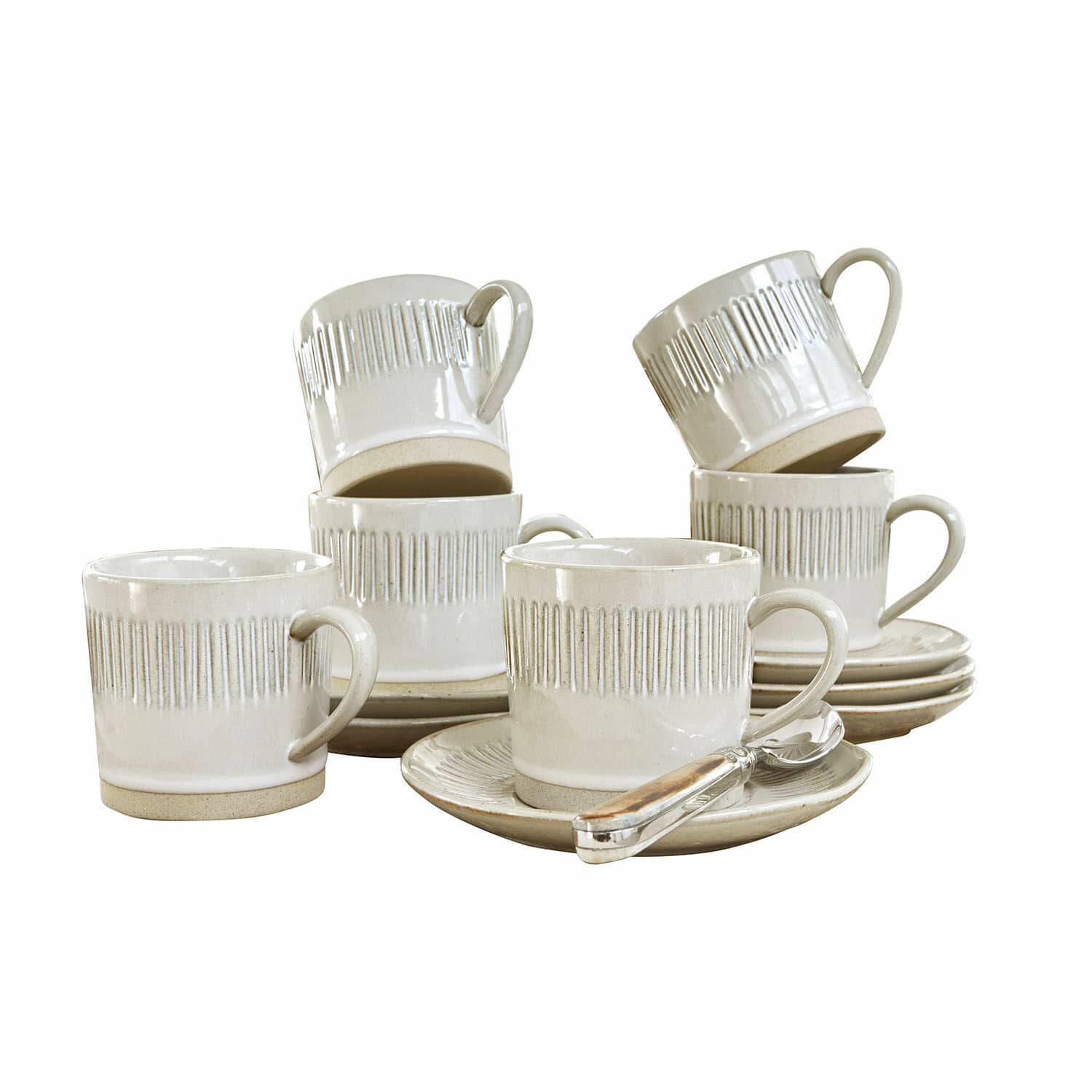 Set di 6 tazze con piattino Périers