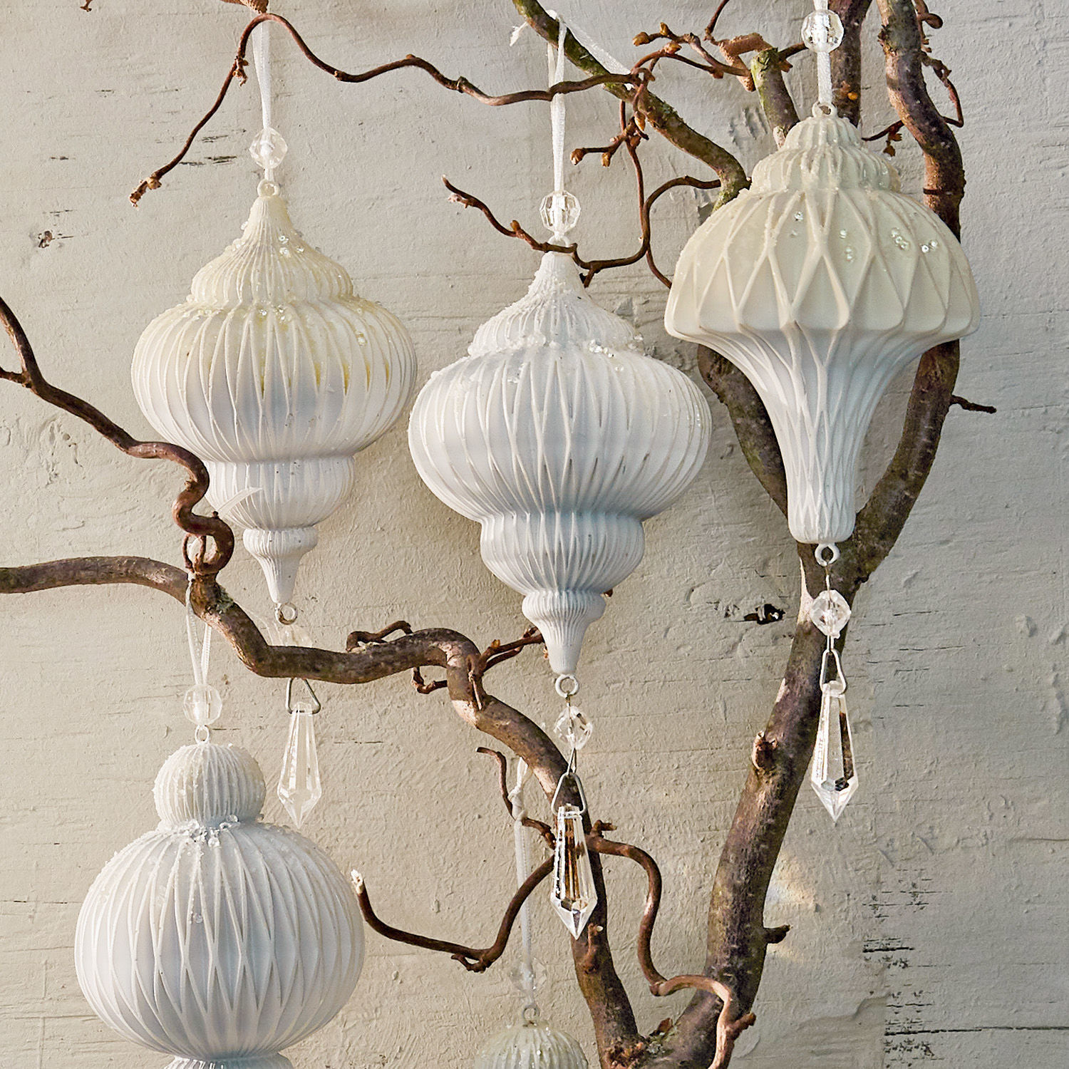 Set di 3 decorazioni da appendere Vinje