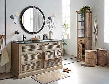 Look naturale per il bagno