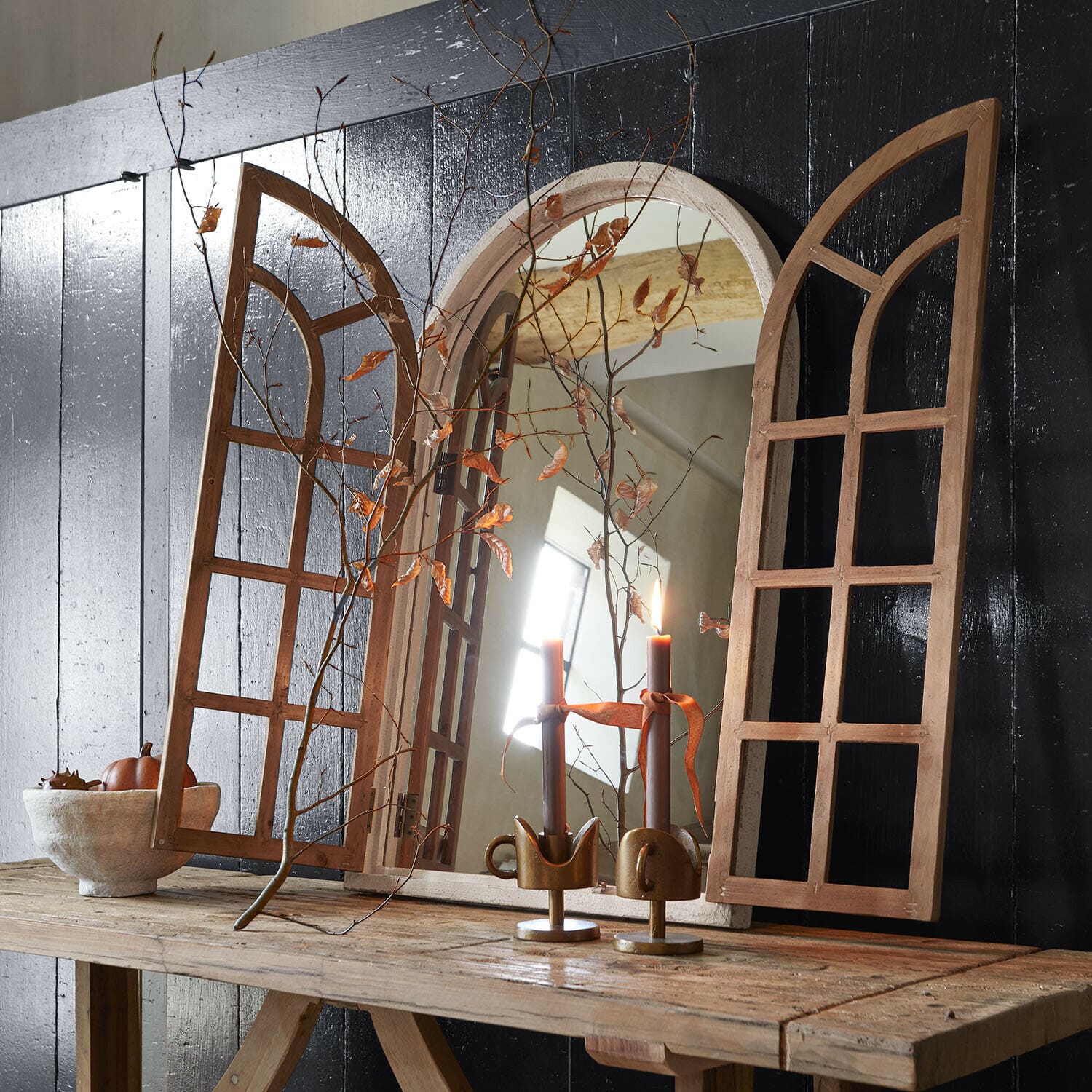 Finestra decorativa con specchio Montévine